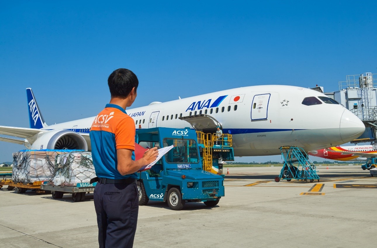 Hoạt động trong lĩnh vực phục vụ hàng hóa của Công ty cổ phần Dịch vụ hàng hóa hàng không Việt Nam (ACSV)